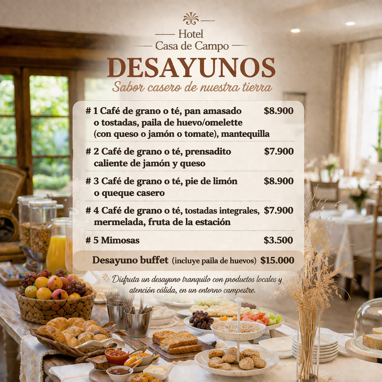 desayuno